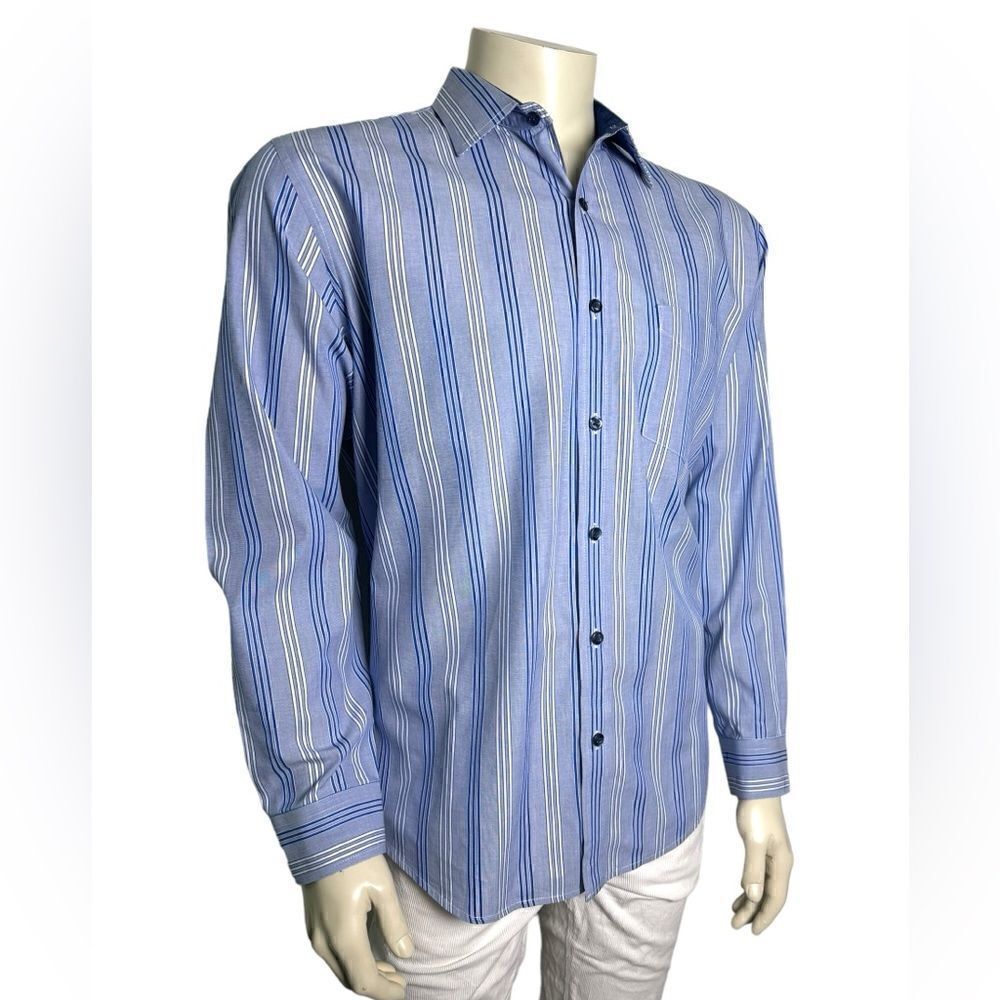 NWOT Tasso Elba Long Sleeved Casual Dress Shirt Size XL BEAUTIFUL!